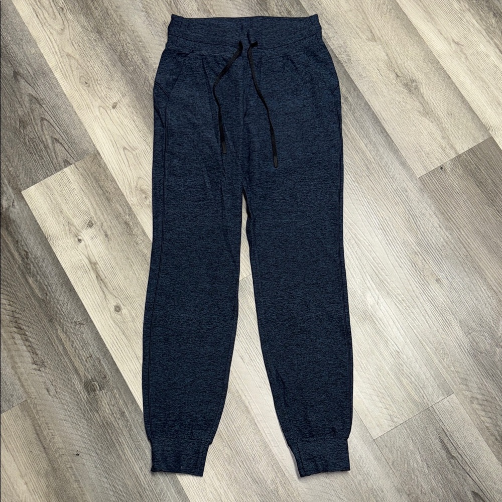 lululemon athletica Dark Heathered Navy Track Joggers